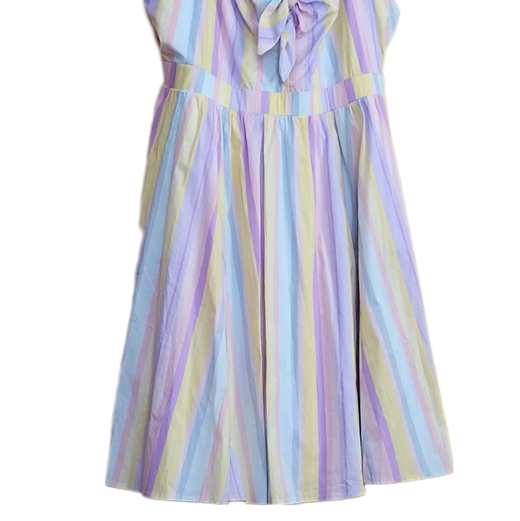 TORRID - RAINBOW EASTER Dress, Spring Dress, Colorful Stripes, Size 2 2X… - Picture 3 of 8